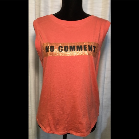 I Jeans by Buffalo Top M sleeveless rust fringe - Picture 2 of 8